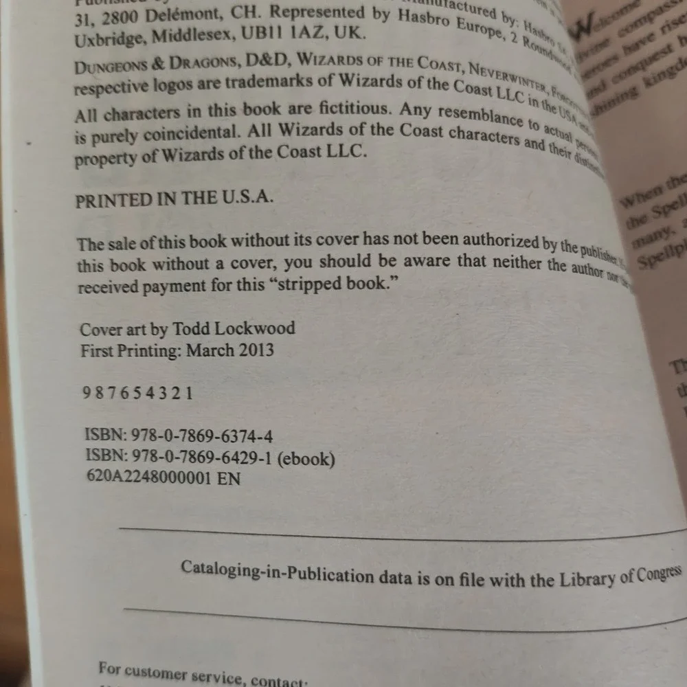 Last Threshold: Legend of Drizzt D&D Neverwinter Saga Book IV -R. A. Salvatore